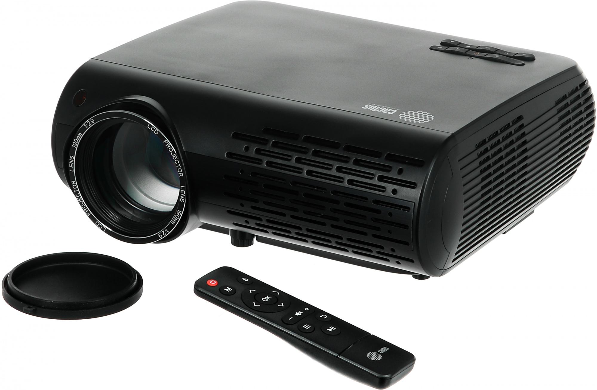 Проектор Cactus CS-PRO.02B.Full HD LCD 3000Lm LS 300Lm ANSI 2000:1 (30000час) 2xUSB typeA 2xHDMI 4.2 CS-PRO.02B.WUXGA