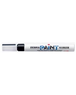 Маркер перманентный Zebra PAINT MOP-200MZ-BK круглый пиш. наконечник 1.5мм черный