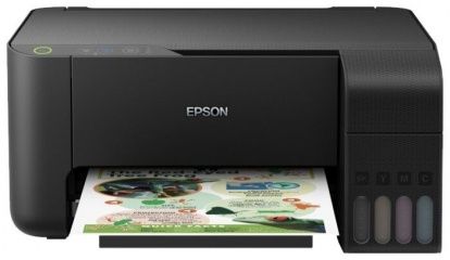 Копир-принтер-сканер струйный цветной Фабрика печати Epson L3100 (А4, 33 стр. в мин., 10×15 без полей)