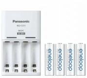 Зарядное устройство Panasonic Basic K-KJ51MCC40E для АА/ААА Ni-MH + 4шт АА 1900 мАч
