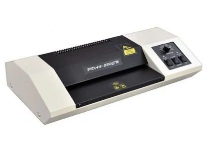 Ламинатор PingDa PDA4-230CN (А4) 4 вала, внутр. нагрев, корпус металл,толщина плёнки 250мкр,скорость  до 500мм/мин, допускается фольгирование, реверс, регул. t)